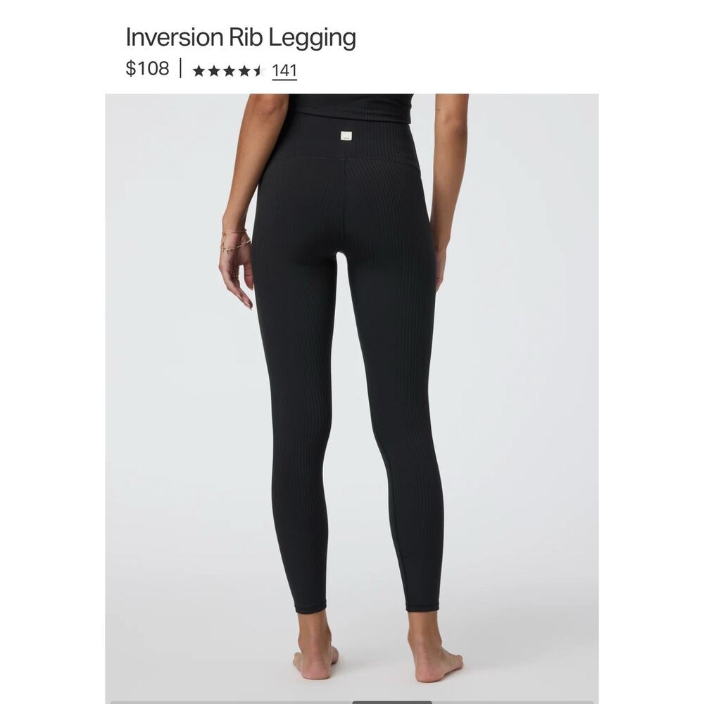 Vuori Inversion Ribbed Leggings - Picture 3 of 4